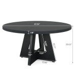 Tribesigns 47" Round Wooden Dining Table