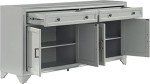 Crosley Tara Modern Farmhouse Sideboard Buffet Cabinet