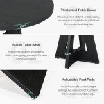 Tribesigns 47" Round Wooden Dining Table