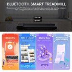 Portable Under Desk Treadmill with Remote Control