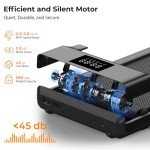 Portable Under Desk Treadmill with Remote Control