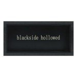 Inspirational Farmhouse Black Home Office Desk Sign