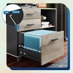 Three-Drawer Mobile File Cabinet with Open Shelves