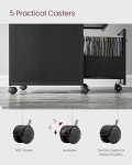 VASAGLE Mobile File Cabinet with Lockable Drawers