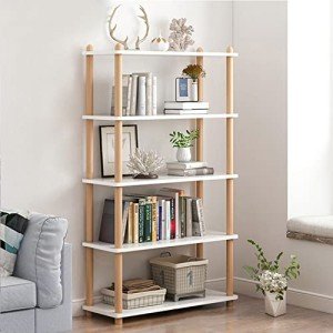5-Tier Modern Wooden Bookcase and Storage Rack
