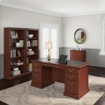 Saratoga Tall 5-Shelf Bookcase - Harvest Cherry