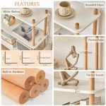 5-Tier Modern Wooden Bookcase and Storage Rack
