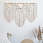 Large Boho Macrame Wall Hanging Decor - 43"x32