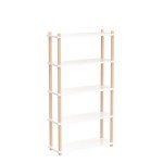 5-Tier Modern Wooden Bookcase and Storage Rack