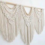 Large Boho Macrame Wall Hanging Decor - 43"x32