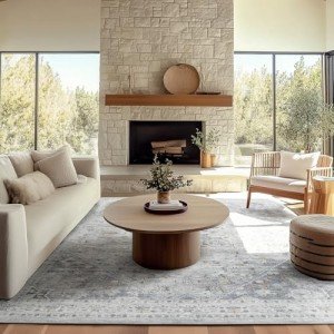 Large Non-Slip Boho Oriental Area Rug 10x8