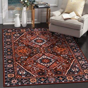 Vintage Oriental Washable Area Rug 3x5 Feet