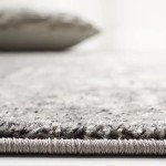 Elegant Grey & Ivory Area Rug - 8' x 10