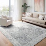 Large Non-Slip Boho Oriental Area Rug 10x8