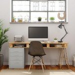 Black Swing Arm Desk Lamp with Rotary Switch