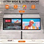 Ksunun Double Head LED Desk Lamp with Dimming