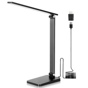 Dimmable LED Desk Lamp with USB Charging Port
