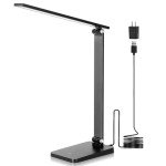 Dimmable LED Desk Lamp with USB Charging Port