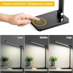 Dimmable LED Desk Lamp with USB Charging Port
