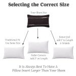 Puredown® Large Feather Down Lumbar Pillow Insert
