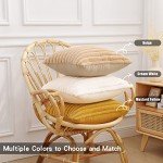 Plush Faux Fur Pillow Covers 18x18 - Set of 2