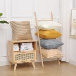 Plush Faux Fur Pillow Covers 18x18 - Set of 2