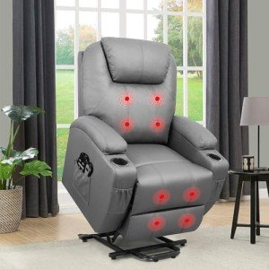 Flamaker Ergonomic Lift Recliner Chair with Massage