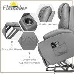 Flamaker Ergonomic Lift Recliner Chair with Massage