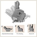 Flamaker Ergonomic Lift Recliner Chair with Massage