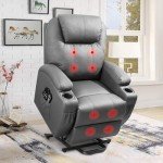 Flamaker Ergonomic Lift Recliner Chair with Massage
