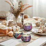 Lavender, Vanilla & Rose Soy Candle Set