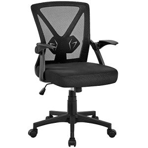 Adjustable Black Mesh Office Chair with Lumbar Support