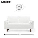 Silent Quartz Wall Clock – 14 Inch Silver Design