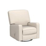 Comfortable Beige Swivel Rocker Recliner Chair
