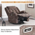 Comfortable Power Swivel Rocker Recliner Chair