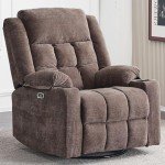 Comfortable Power Swivel Rocker Recliner Chair