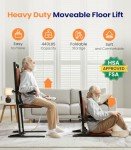 Electric Floor Lift Chair for Seniors, 440 LBS Capacity