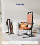 Electric Floor Lift Chair for Seniors, 440 LBS Capacity