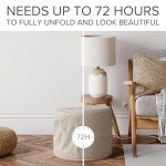 Chic Boucle Pouf Ottoman for Cozy Living Rooms