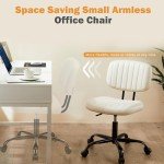 Comfy Rolling Office Chair with Lumbar Support