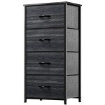 YITAHOME 4-Drawer Fabric Storage Dresser Unit