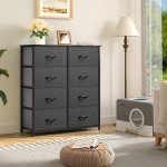 8-Drawer Fabric Dresser for Bedroom & Living Room