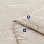Beige 7-Piece Queen Comforter Set Collection