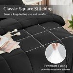 JOLLYVOGUE 7-Piece Queen Comforter Set, Ultra-Soft