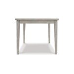Modern Farmhouse Rectangular Dining Table in Gray