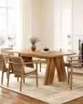 LITTLE TREE Modern Dining Table for 6 People