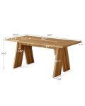 LITTLE TREE Modern Dining Table for 6 People