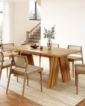 LITTLE TREE Modern Dining Table for 6 People