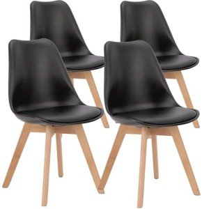 Mid-Century Modern Dining Chairs Set of 4