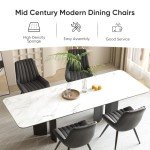 Set of 4 Modern Comfortable Dining Chairs